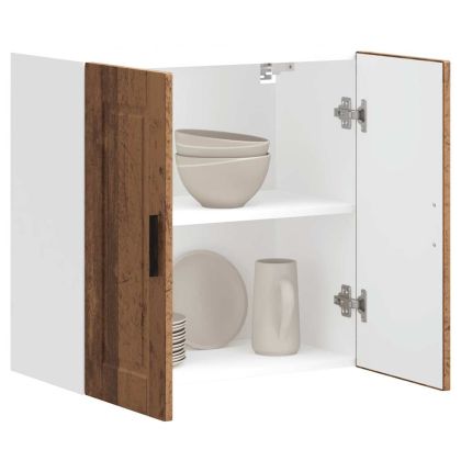 Кухненски стенен шкаф Porto, старо дърво, инженерно дърво