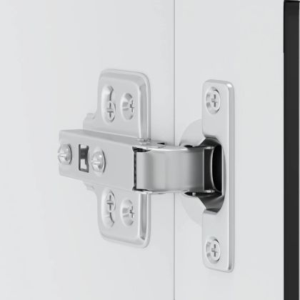 Кухненски стенен шкаф със стъклена врата Porto черен