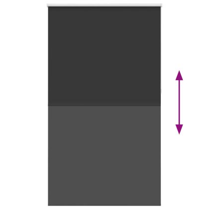 Ролетна щора Blackout черна 140x210см ширина на тъканта 136,6см