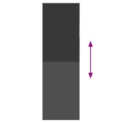 Ролетна щора Blackout черна 80x230 см ширина на тъканта 75,7 см