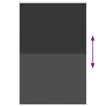 Ролетна щора Blackout черна 150x230см ширина на тъканта 146,6см