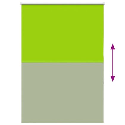 Ролкова щора Blackout Зелени листа 115x150 cm Ширина на плата