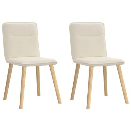 Трапезни столове, 2 бр, лен