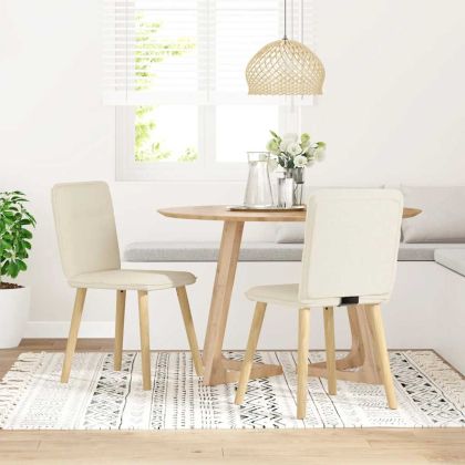 Трапезни столове, 2 бр, лен