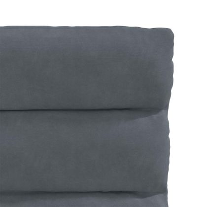 Трапезни столове, 6 бр, тъмносиви, кадифе