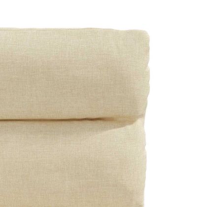 Трапезни столове, 6 бр, кремави, плат