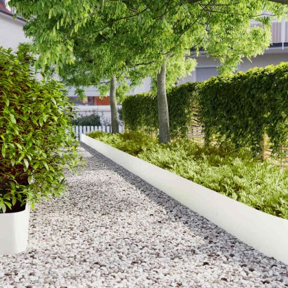 Краища за тревни площи 10 бр. бели студено валцувана стомана