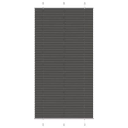 Плисирана щора черна 110x200 cm Ширина на плата 109,4 cm