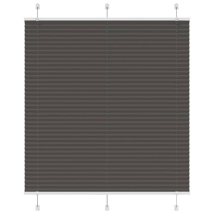 Плисирана щора черна 115x100 cm Ширина на плата 114,4 cm