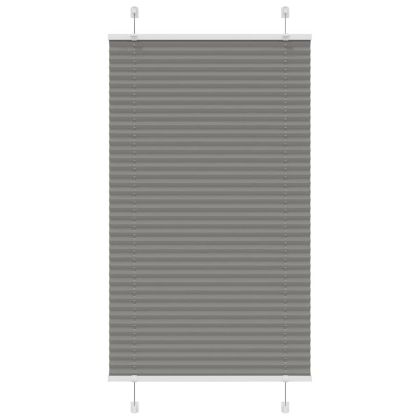 Плисирана щора Антрацит 80x100 cm Ширина на плата 79,4 cm