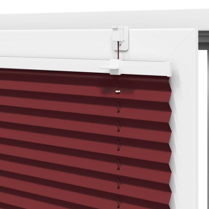 Плисирана щора Бордо червено 70x150 cm Ширина на плата 69,4 cm