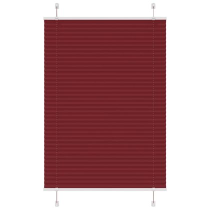 Плисирана щора Бордо червено 100x150 cm Ширина на плата 99,4 cm