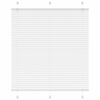 Плисирана щора Бяла 115x100 cm Ширина на плата 114,4 cm
