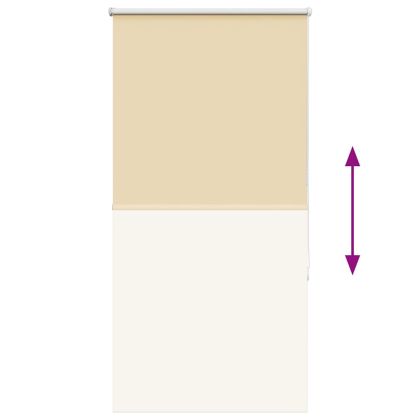 Ролкова щора Blackout Бежова 80x175 cm Ширина на плата 75,7 cm