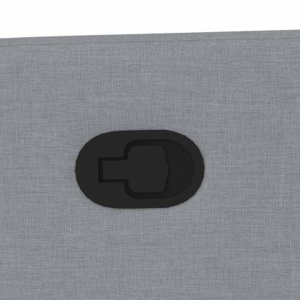 Изправящ масажен реклайнер стол, светлосив, текстил