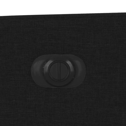 Електрически масажен наклоняем стол, черен, текстил