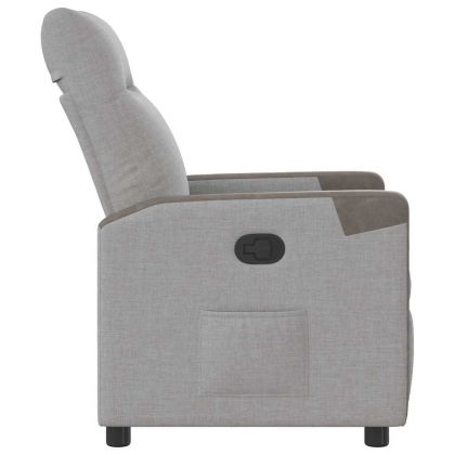 Recliner Chair Cloud Grey Fabric
