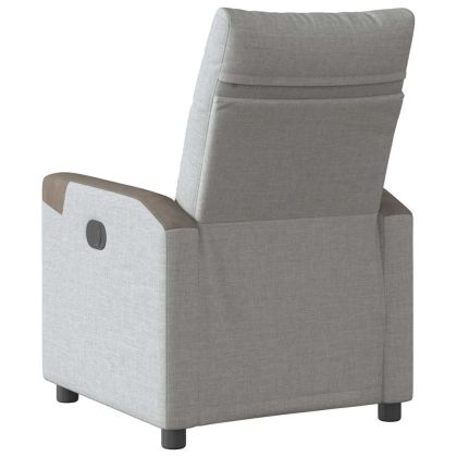 Recliner Chair Cloud Grey Fabric