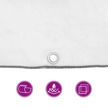 Прозрачен брезент с капси 3x3 м, полиетилен