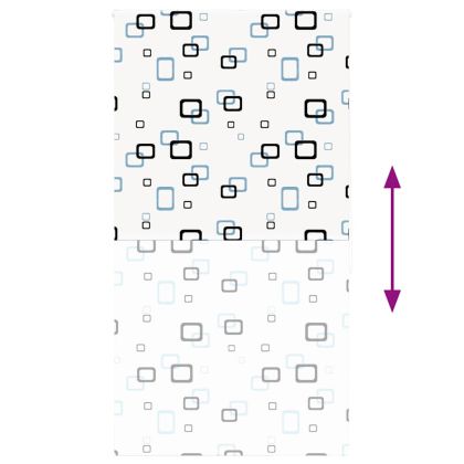 Душ ролетна щора 130x240 см Ширина на плата 126 см