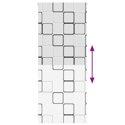 Ролетна щора за баня 100x240 см Ширина на плата 96 см