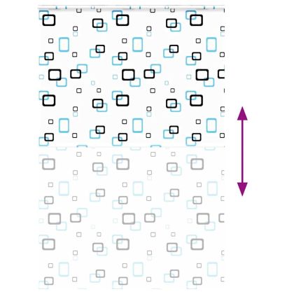 Ролетна щора за душ с касета 150x240 см Ширина на плата 146 см