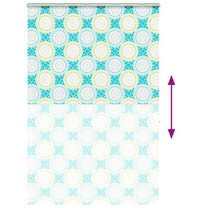 Ролетна щора за душ с касета 150x240 см Ширина на плата 146 см