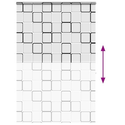 Ролетна щора за душ с касета 150x240 см Ширина на плата 146 см