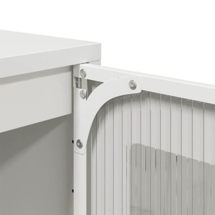 Висок шкаф, бял, 68x39x111,5 см, стомана