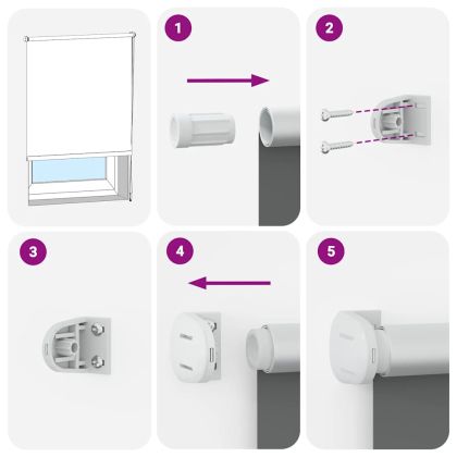 Ролкова щора Blackout Светло сиво 115x175 см Ширина на плата