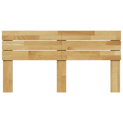 Табла за легло 150 см, масивна дървесина, дъб