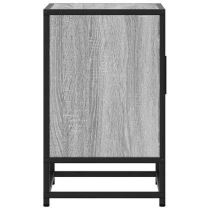 Нощни шкафчета 2 бр.Сива Сонома 40x31x50 см