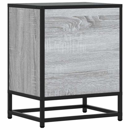 Нощни шкафчета 2 бр.Сива Сонома 40x31x50 см