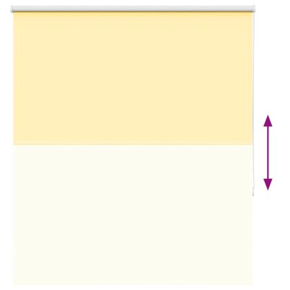 Ролкова щора Blackout жълт 120x150 см Ширина на плата 116,6см