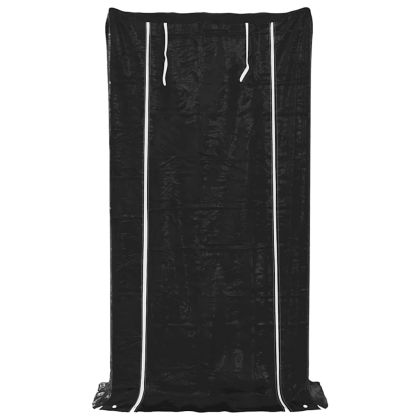 vidaxL Стойка за дърва за огрев с дъждобран, 100x40x200 см