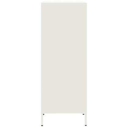 Висок шкаф, бял, 35x39x103,5 см, стомана