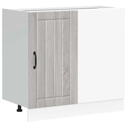 Долен кухненски шкаф, Lucca, сив сонома, инженерно дърво