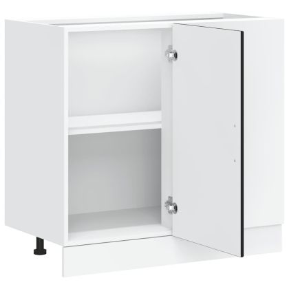 Кухненски шкаф "Lucca" Черен, инженерно дърво