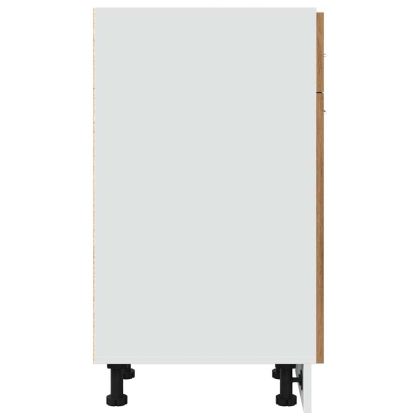 Шкаф с чекмеджета "Lyon", дъб Artisan, 30x46x81,5 см, инженерно дърво