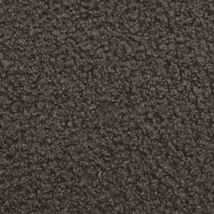 Въртящ се офис стол Тъмно сив къдрав вълнен плат