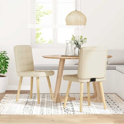 Трапезни столове, 2 бр, лен