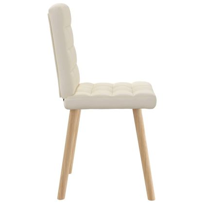 Трапезни столове, 2 бр, лен