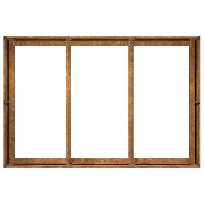 Кашпа, ръждива, 120x80x40 см, патинираща стомана