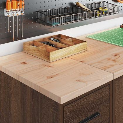 Гаражен шкаф за съхранение, кафяв дъб, 30x51x85 см, бор масив