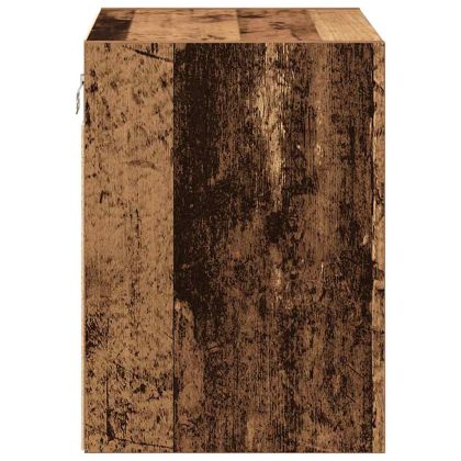 гараж стена шкафове, 2 бр, старо дърво инженерно дърво