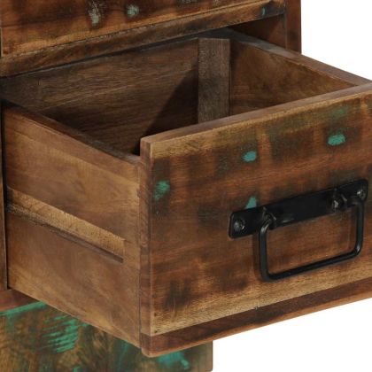 Нощно шкафче Multicolour Масивна дървесина Възстановена