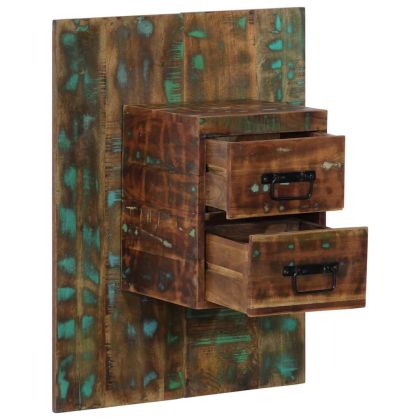 Нощно шкафче Multicolour Масивна дървесина Възстановена