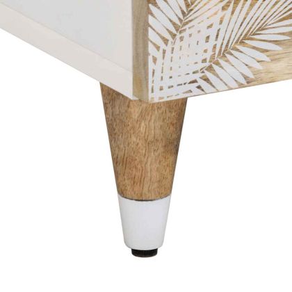 Кафе маса, 80x50x40 см, мангово дърво масив