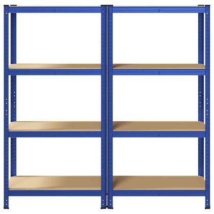 4-слойни рафтове за съхранение 2 бр. синя