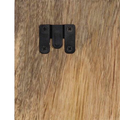 Нощно шкафче 60x32x80 cm Масивна груба дървесина Манго